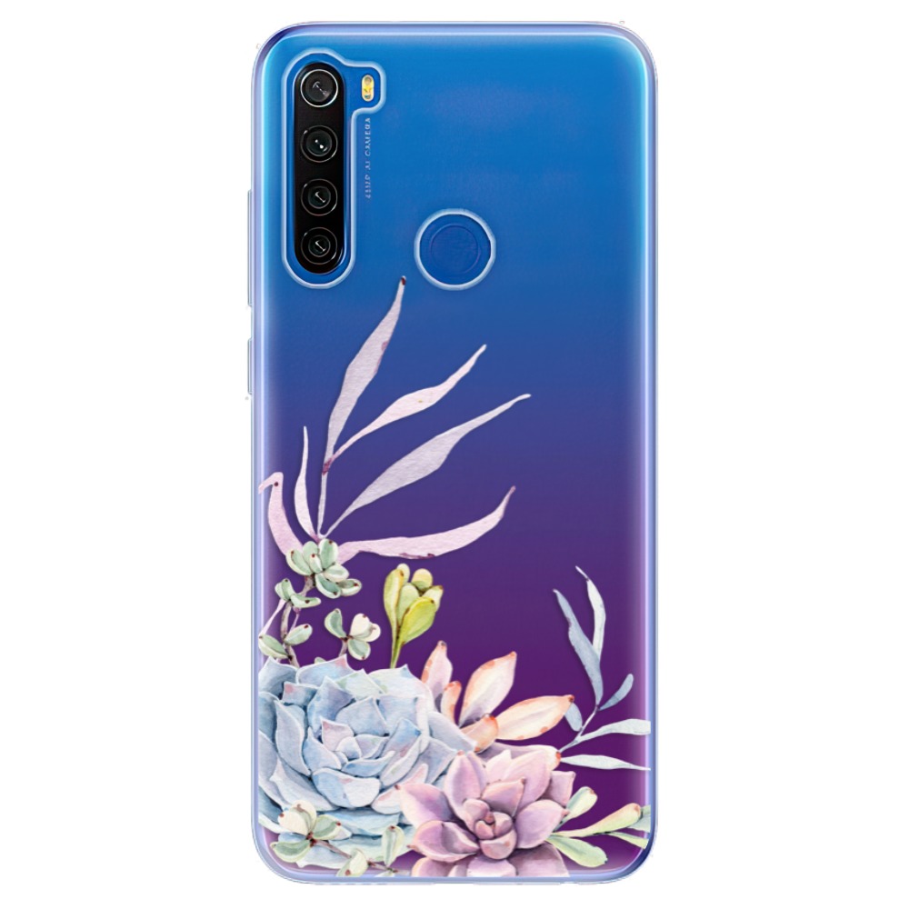 Odolné silikónové puzdro iSaprio - Succulent 01 - Xiaomi Redmi Note 8T