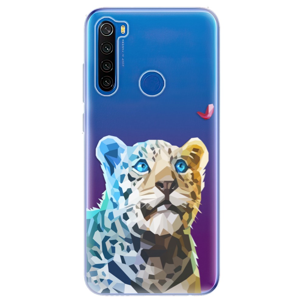 Odolné silikónové puzdro iSaprio - Leopard With Butterfly - Xiaomi Redmi Note 8T