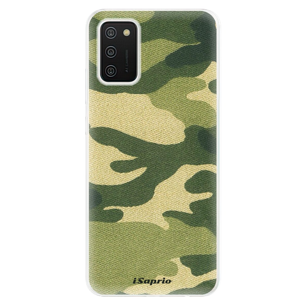 Odolné silikónové puzdro iSaprio - Green Camuflage 01 - Samsung Galaxy A02s