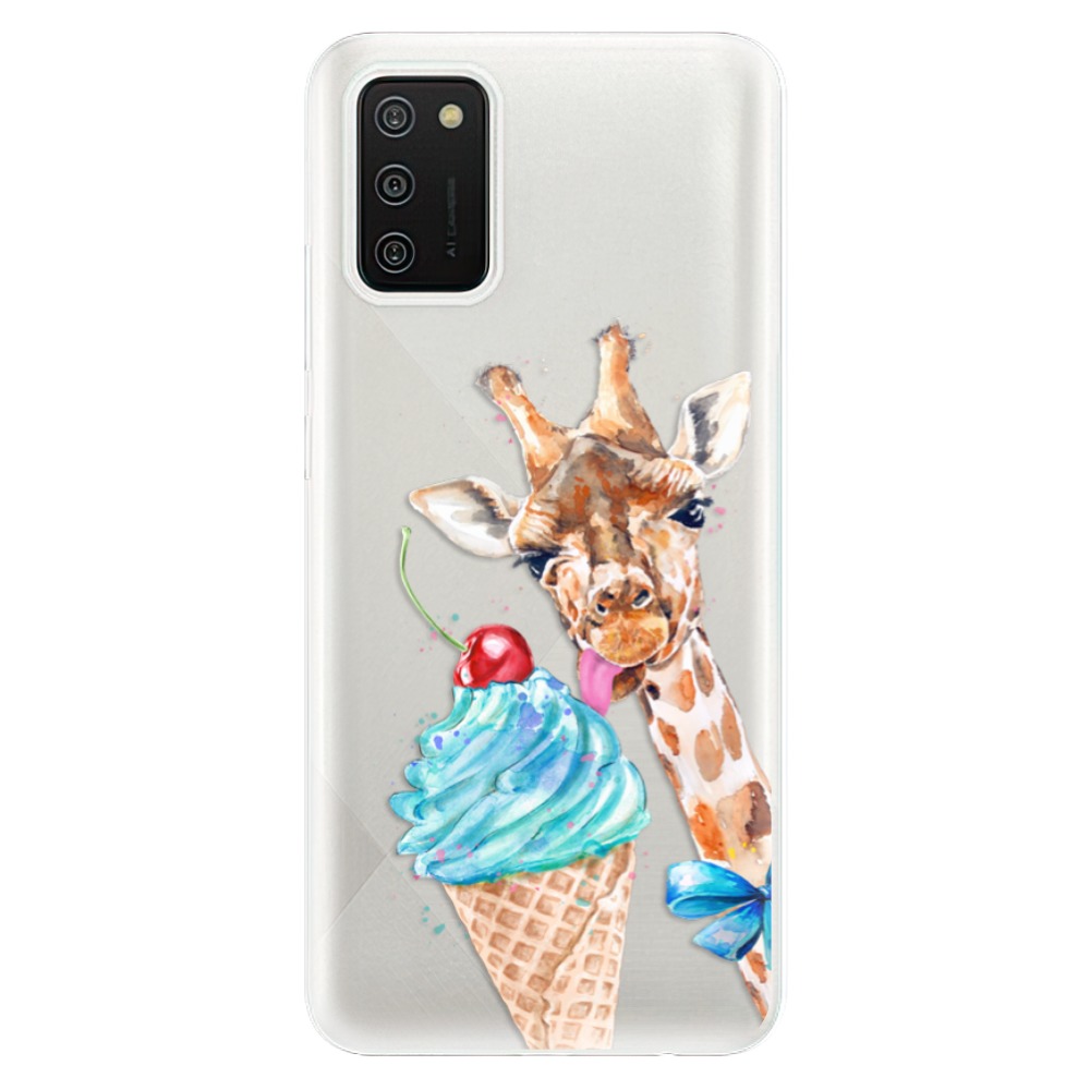 Odolné silikónové puzdro iSaprio - Love Ice-Cream - Samsung Galaxy A02s