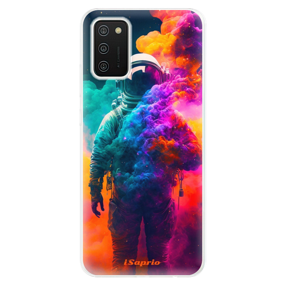 Odolné silikónové puzdro iSaprio - Astronaut in Colors - Samsung Galaxy A02s
