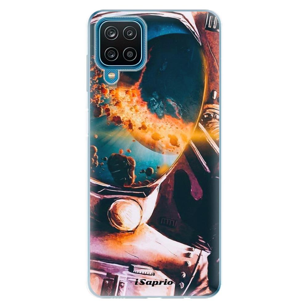 Odolné silikónové puzdro iSaprio - Astronaut 01 - Samsung Galaxy A12