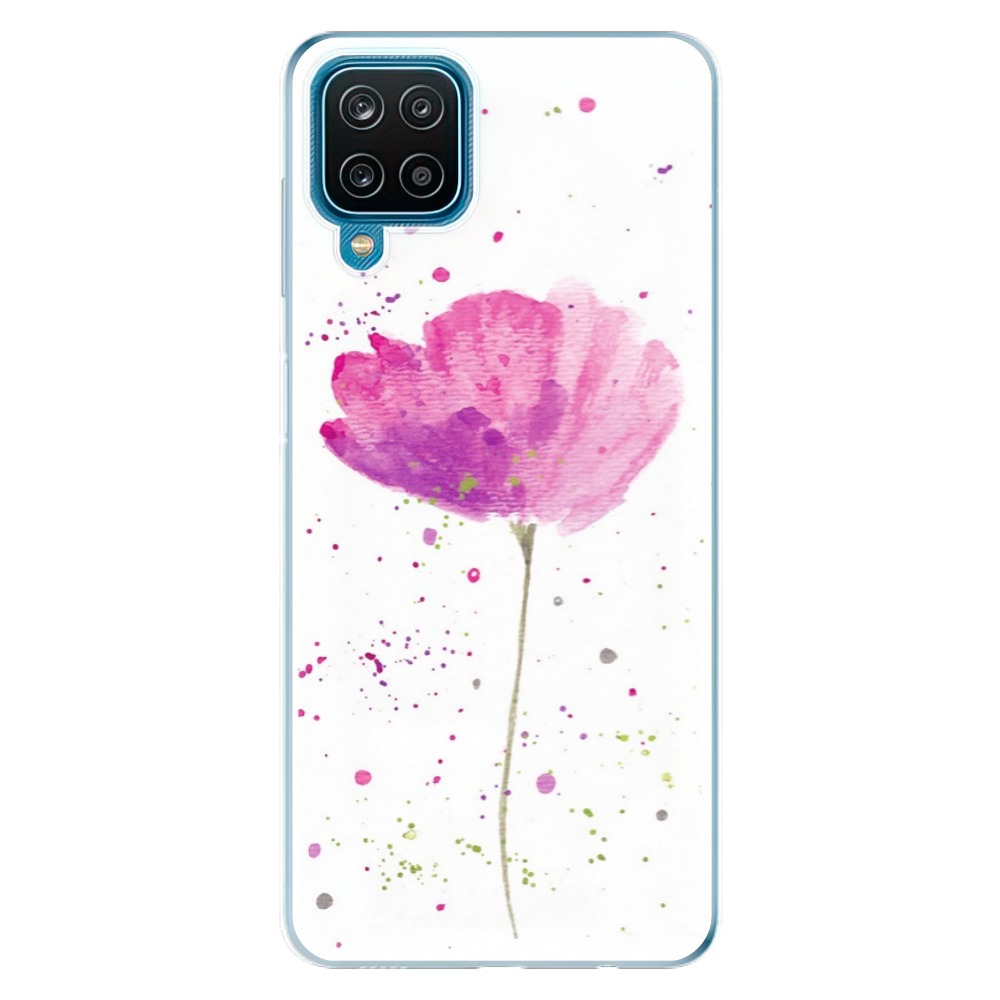 Odolné silikónové puzdro iSaprio - Poppies - Samsung Galaxy A12