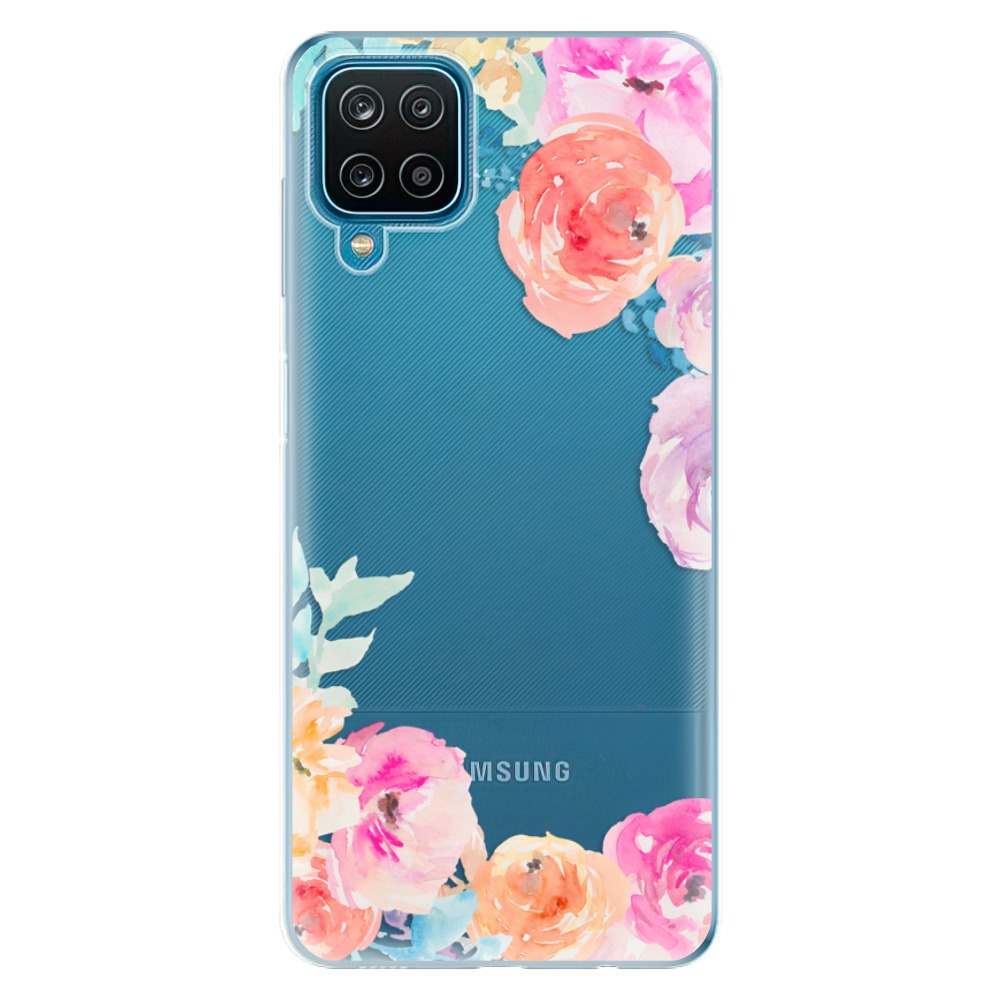 Odolné silikónové puzdro iSaprio - Flower Brush - Samsung Galaxy A12