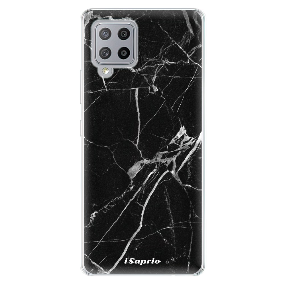 Odolné silikónové puzdro iSaprio - Black Marble 18 - Samsung Galaxy A42