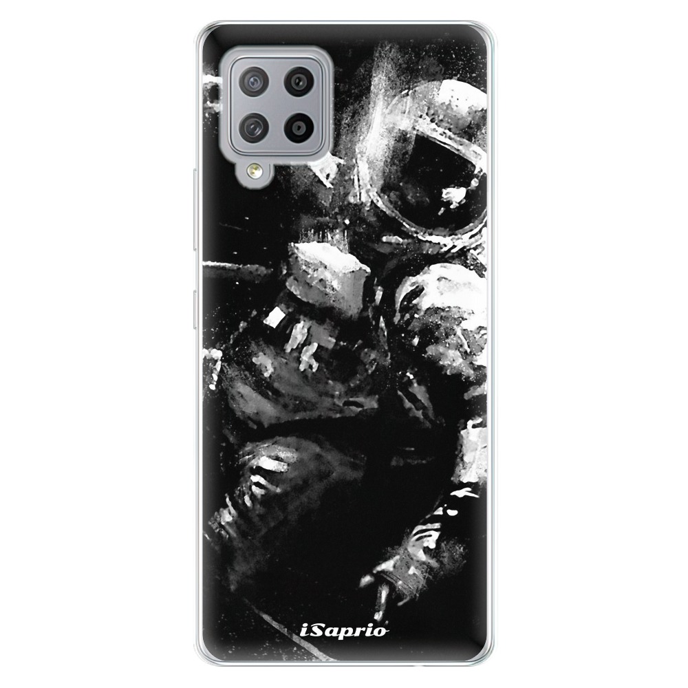Odolné silikónové puzdro iSaprio - Astronaut 02 - Samsung Galaxy A42