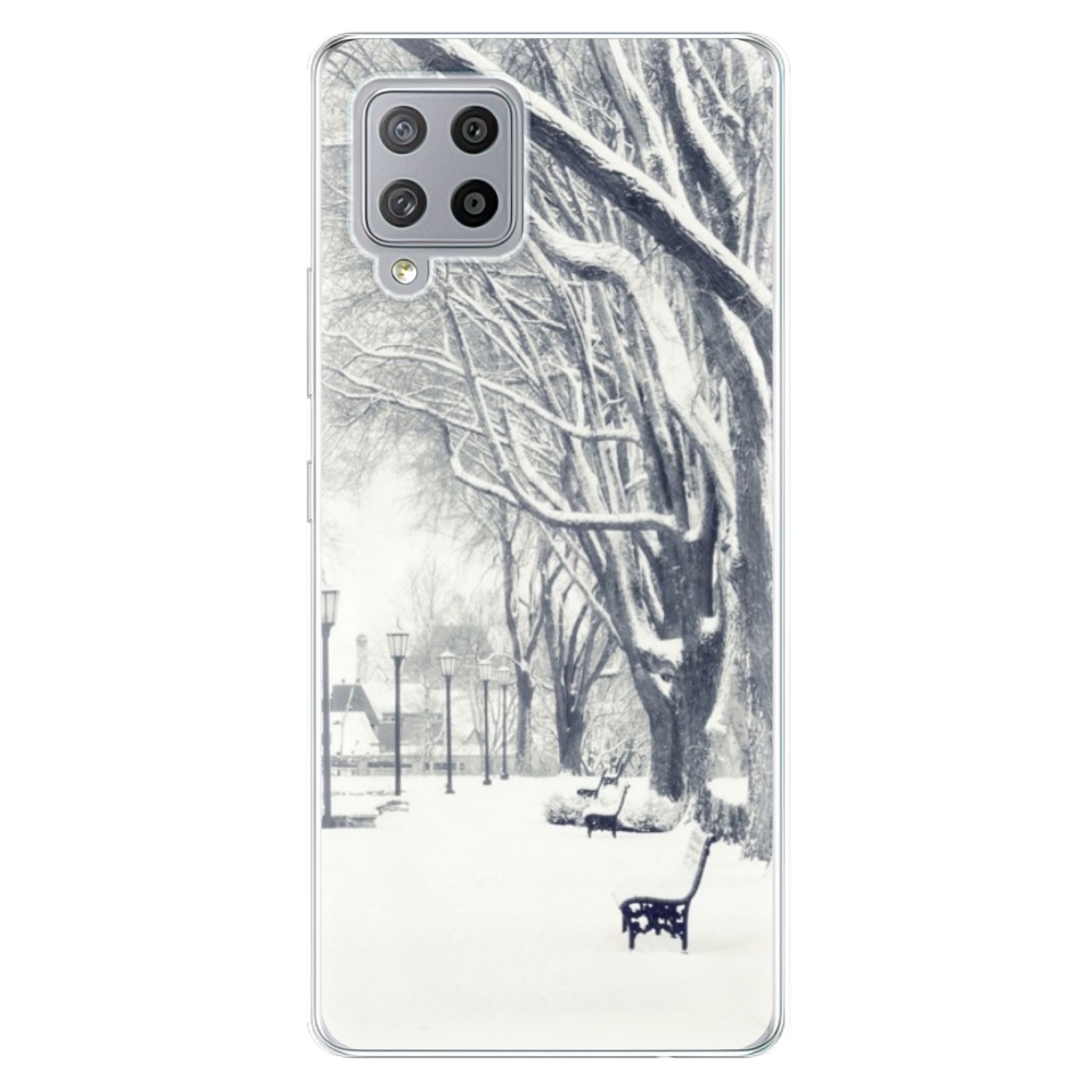 Odolné silikónové puzdro iSaprio - Snow Park - Samsung Galaxy A42