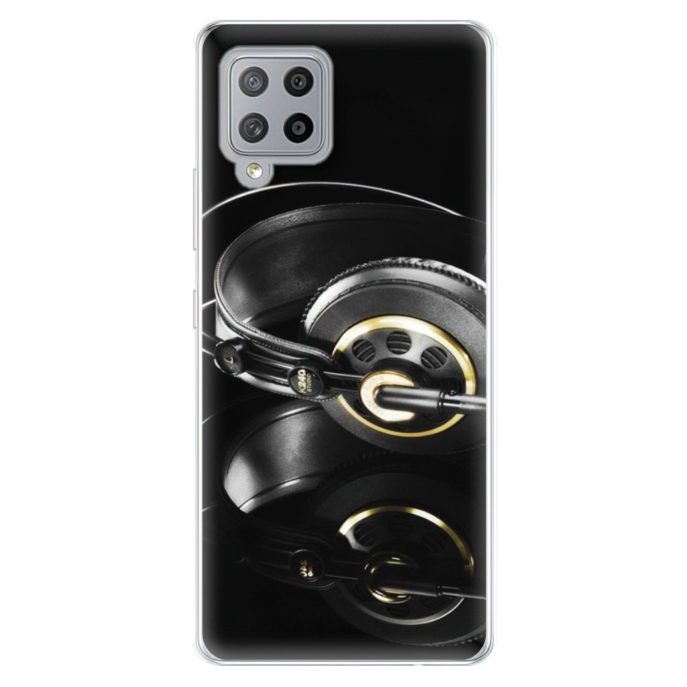 Odolné silikónové puzdro iSaprio - Headphones 02 - Samsung Galaxy A42
