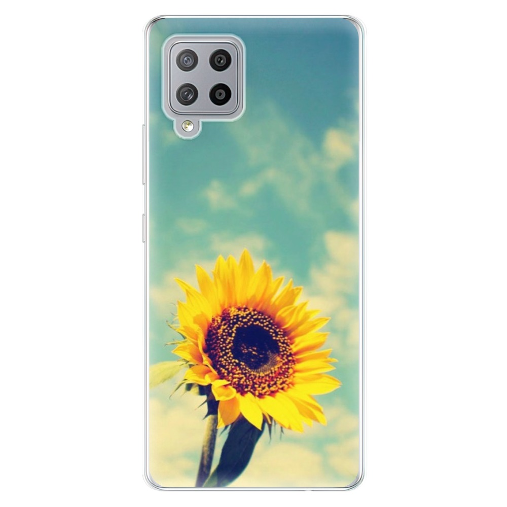 Odolné silikónové puzdro iSaprio - Sunflower 01 - Samsung Galaxy A42