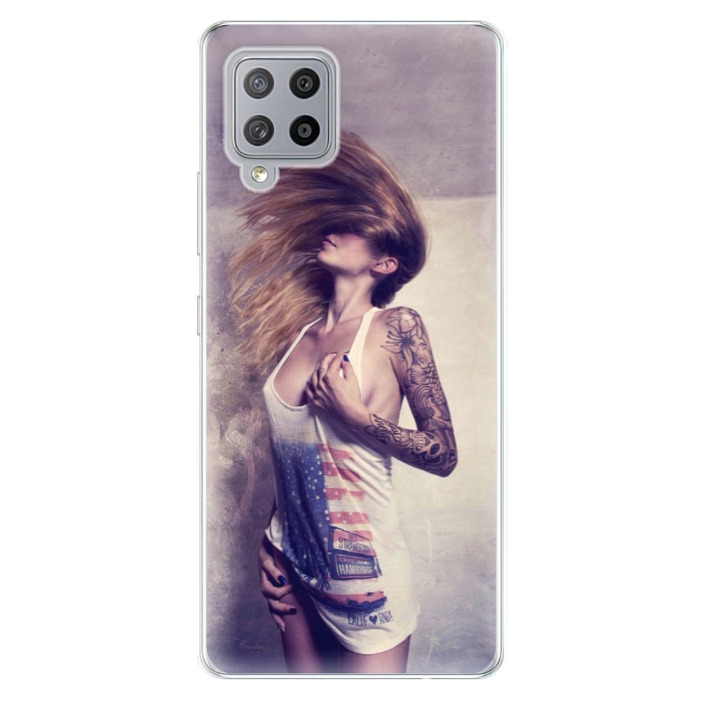 Odolné silikónové puzdro iSaprio - Girl 01 - Samsung Galaxy A42
