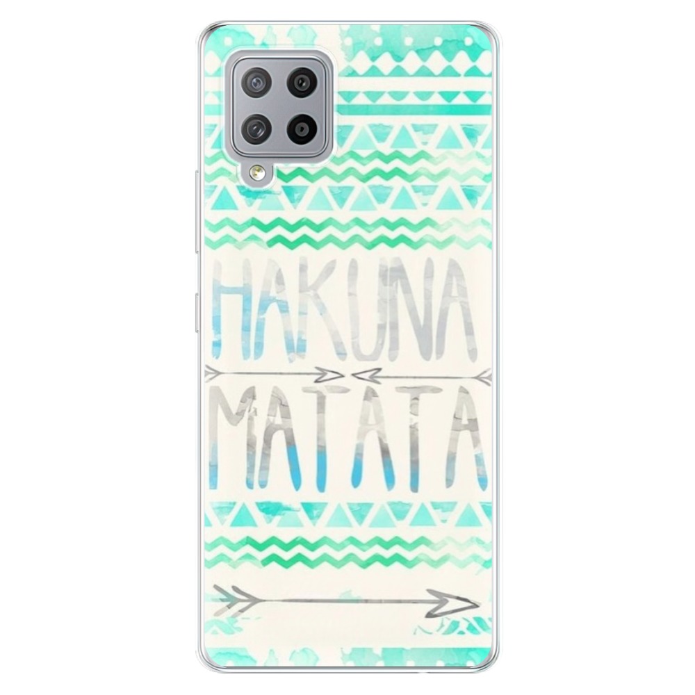 Odolné silikónové puzdro iSaprio - Hakuna Matata Green - Samsung Galaxy A42