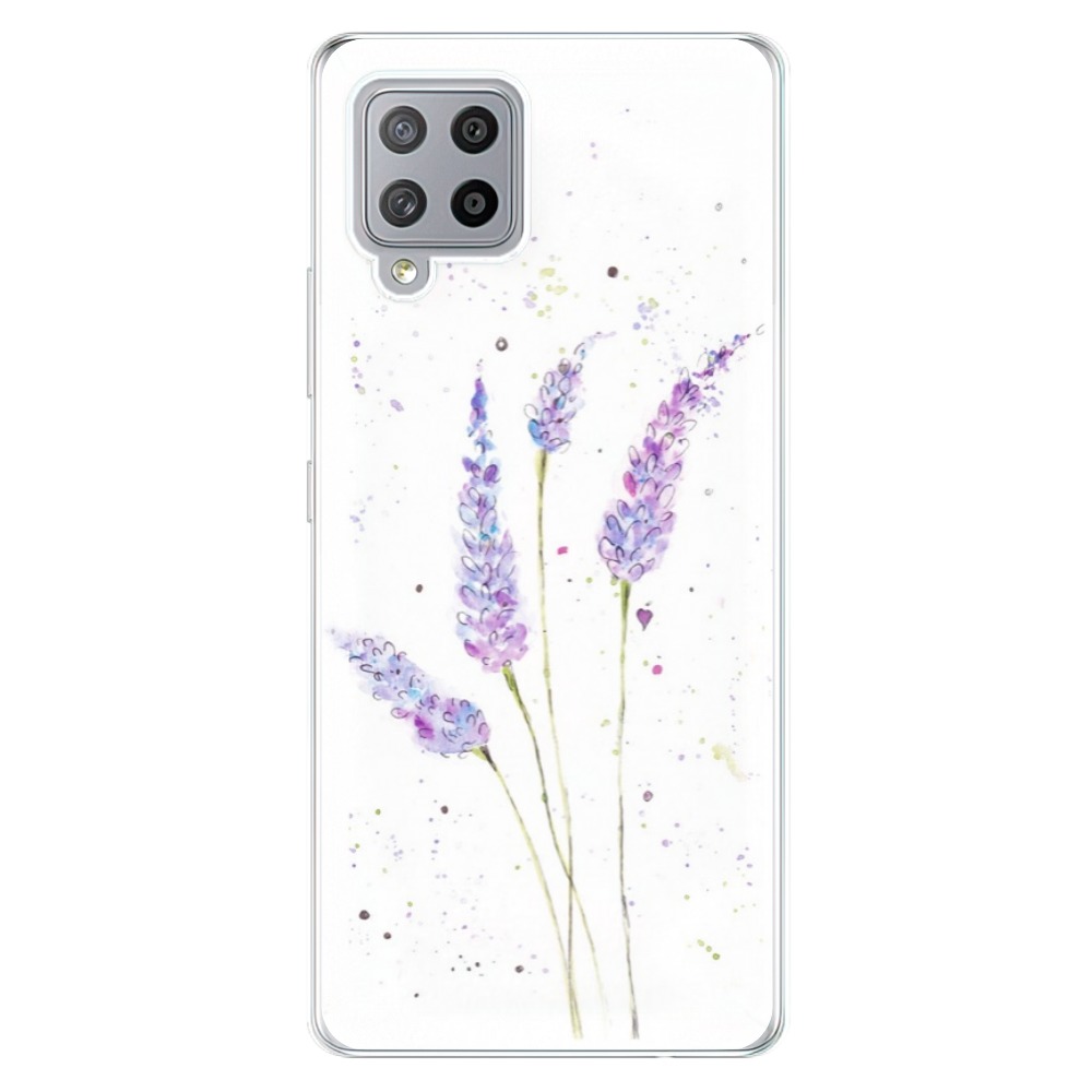 Odolné silikónové puzdro iSaprio - Lavender - Samsung Galaxy A42