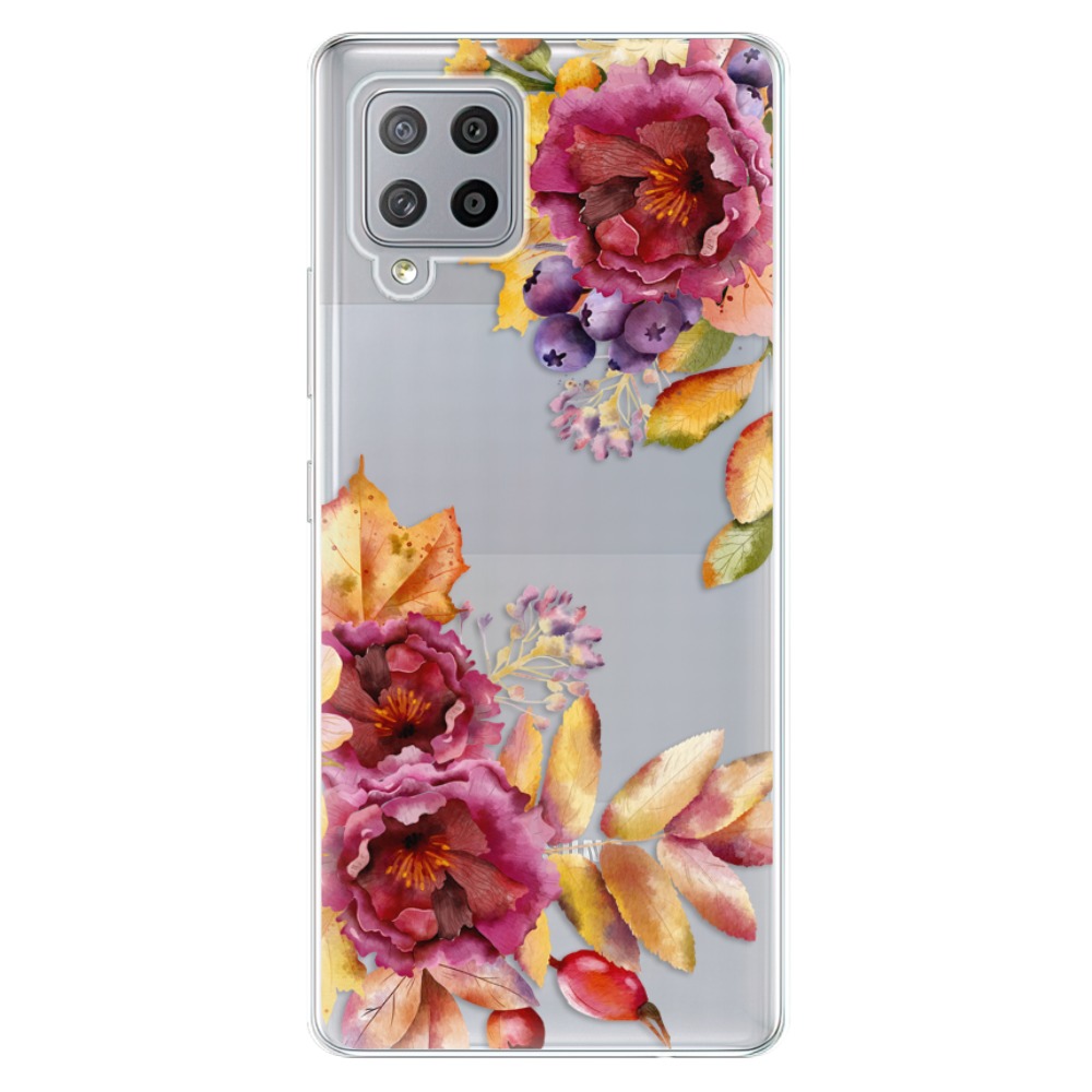 Odolné silikónové puzdro iSaprio - Fall Flowers - Samsung Galaxy A42