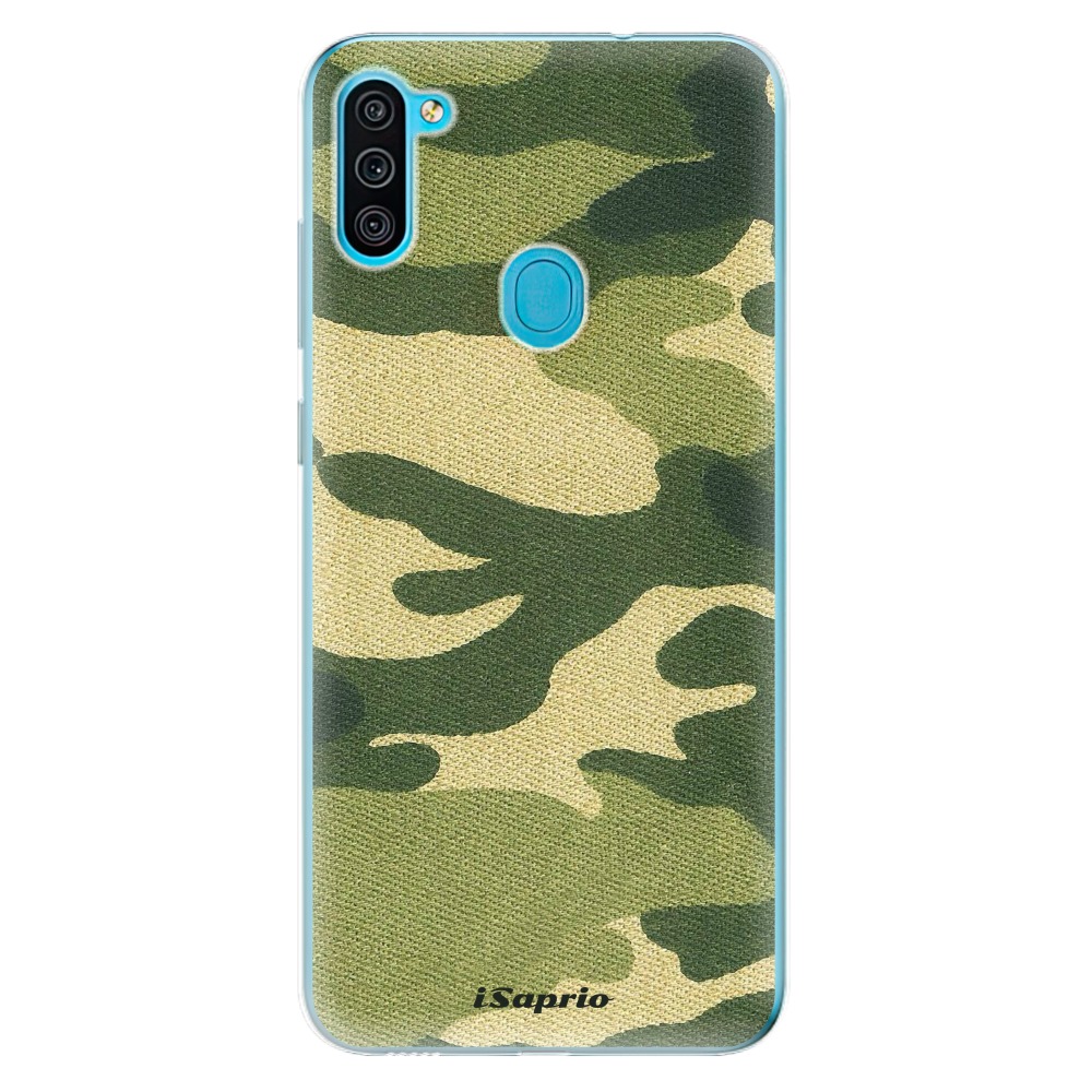 Odolné silikónové puzdro iSaprio - Green Camuflage 01 - Samsung Galaxy M11