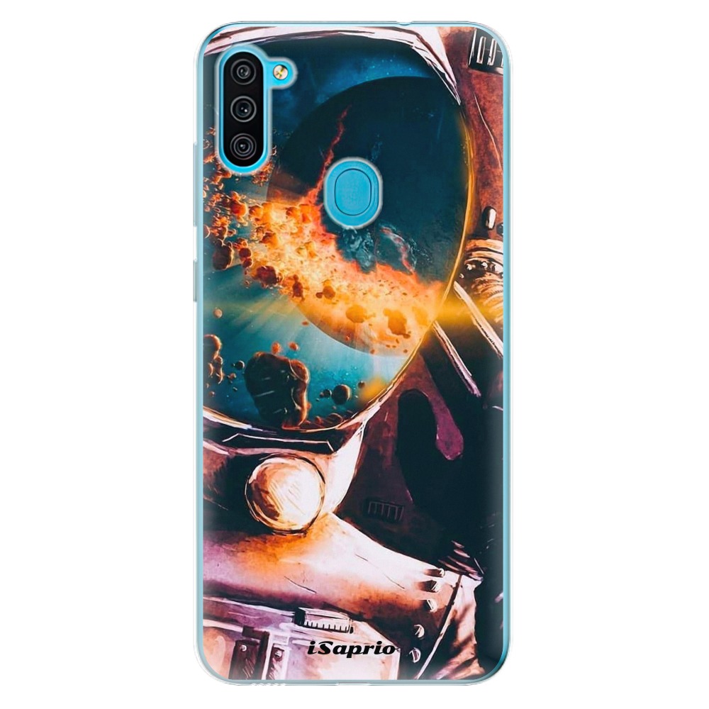 Odolné silikónové puzdro iSaprio - Astronaut 01 - Samsung Galaxy M11