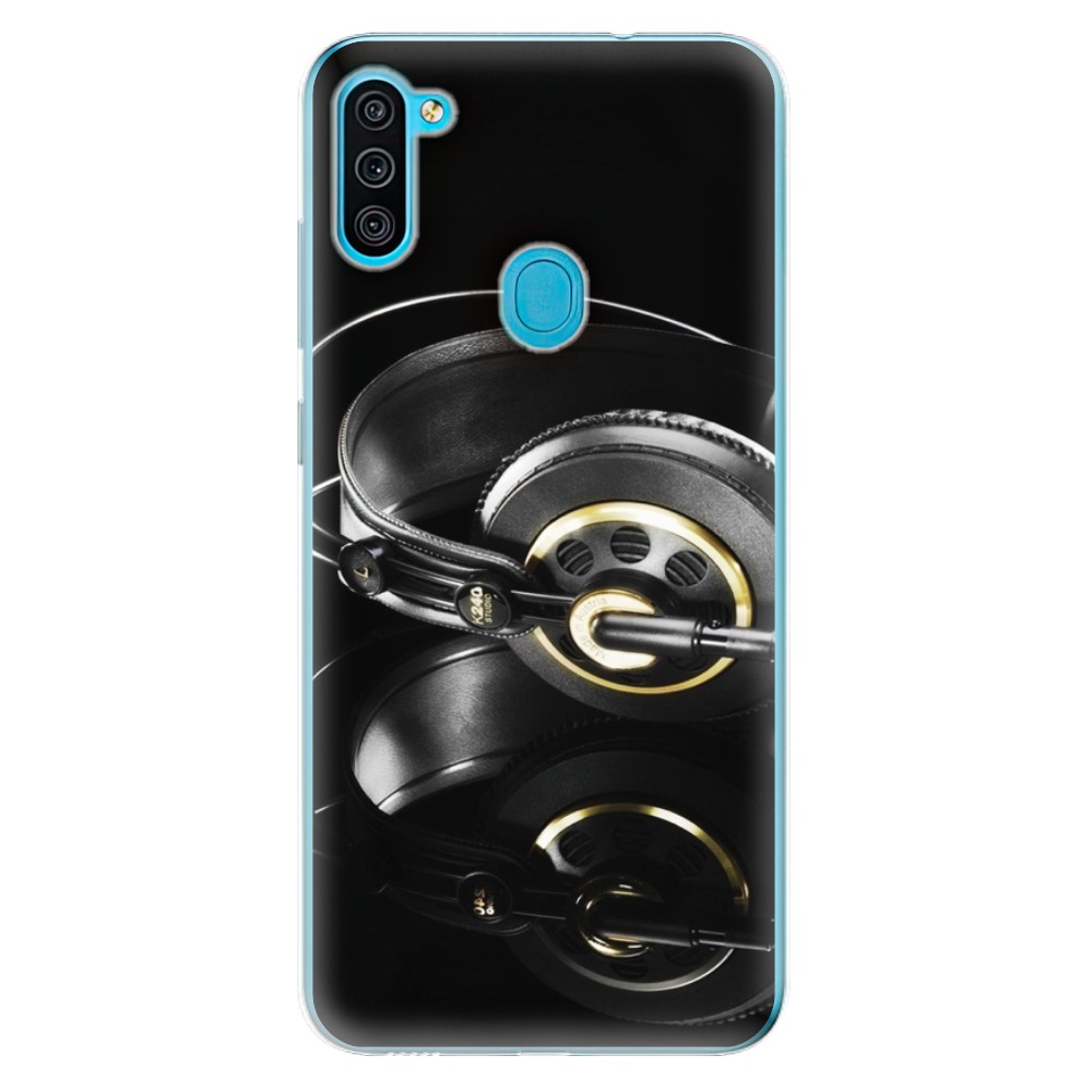 Odolné silikónové puzdro iSaprio - Headphones 02 - Samsung Galaxy M11