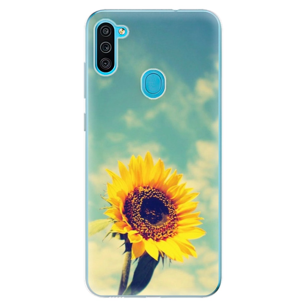 Odolné silikónové puzdro iSaprio - Sunflower 01 - Samsung Galaxy M11