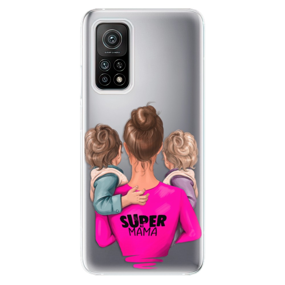 Odolné silikónové puzdro iSaprio - Super Mama - Two Boys - Xiaomi Mi 10T / Mi 10T Pro