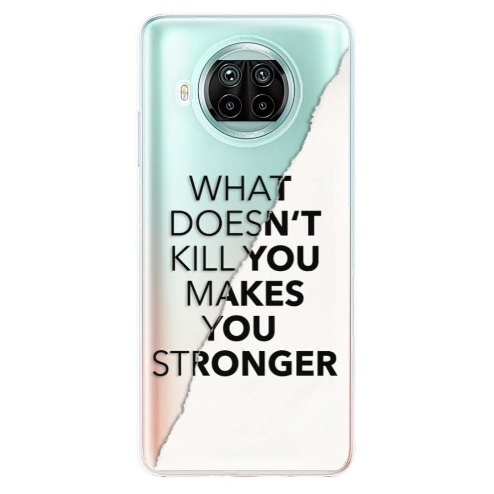 Odolné silikónové puzdro iSaprio - Makes You Stronger - Xiaomi Mi 10T Lite