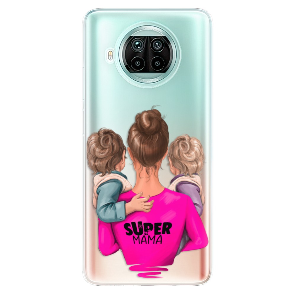 Odolné silikónové puzdro iSaprio - Super Mama - Two Boys - Xiaomi Mi 10T Lite