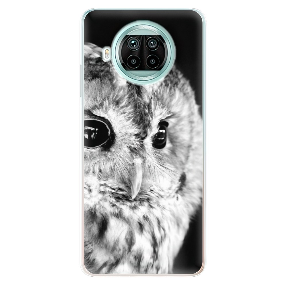 Odolné silikónové puzdro iSaprio - BW Owl - Xiaomi Mi 10T Lite