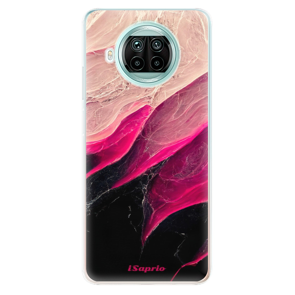 Odolné silikónové puzdro iSaprio - Black and Pink - Xiaomi Mi 10T Lite