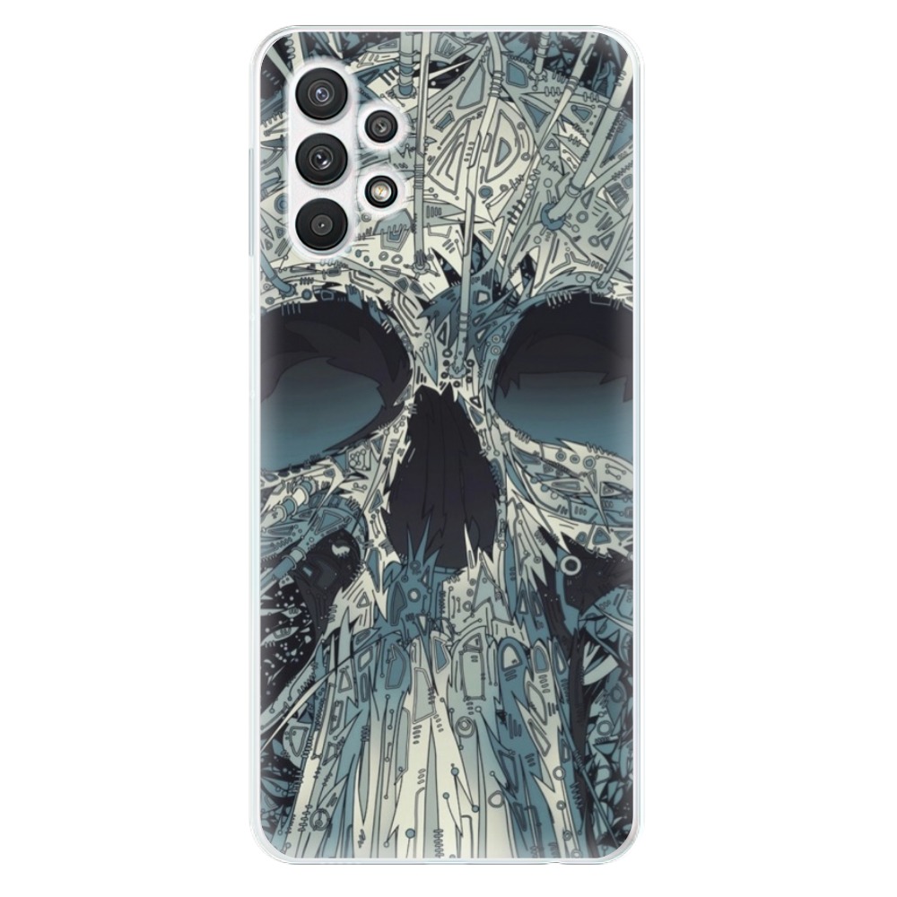 Odolné silikónové puzdro iSaprio - Abstract Skull - Samsung Galaxy A32 5G