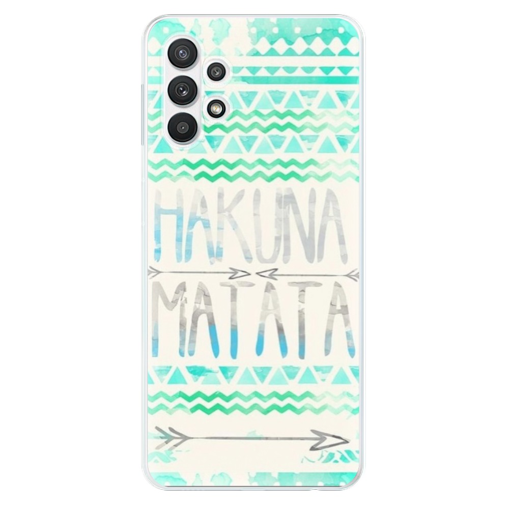 Odolné silikónové puzdro iSaprio - Hakuna Matata Green - Samsung Galaxy A32 5G