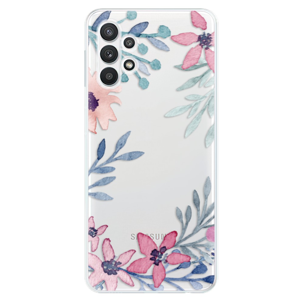 Odolné silikónové puzdro iSaprio - Leaves and Flowers - Samsung Galaxy A32 5G