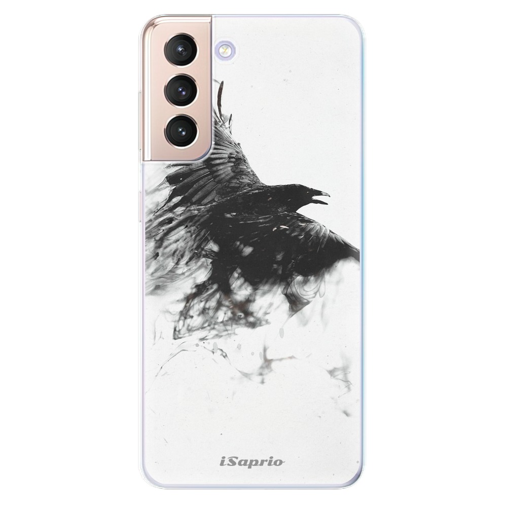 Odolné silikónové puzdro iSaprio - Dark Bird 01 - Samsung Galaxy S21