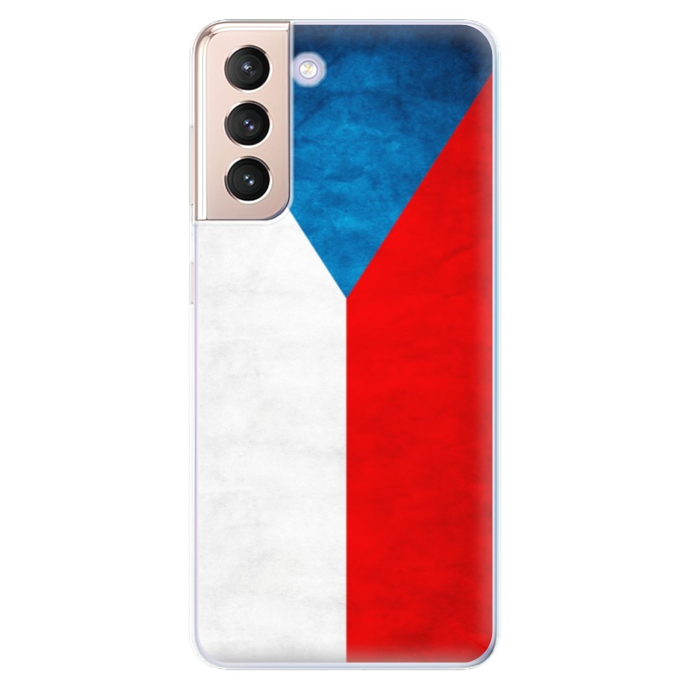 Odolné silikónové puzdro iSaprio - Czech Flag - Samsung Galaxy S21