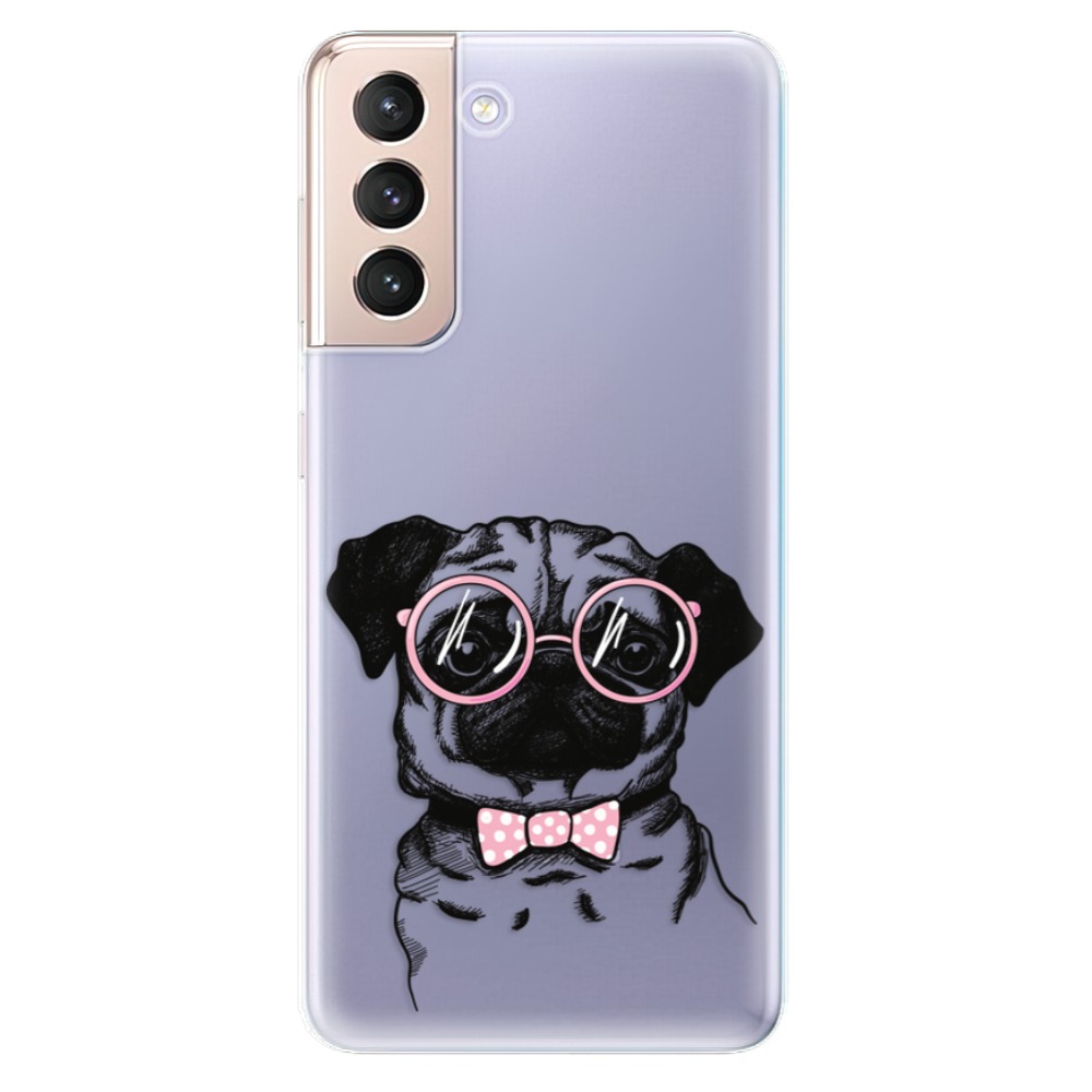 Odolné silikónové puzdro iSaprio - The Pug - Samsung Galaxy S21