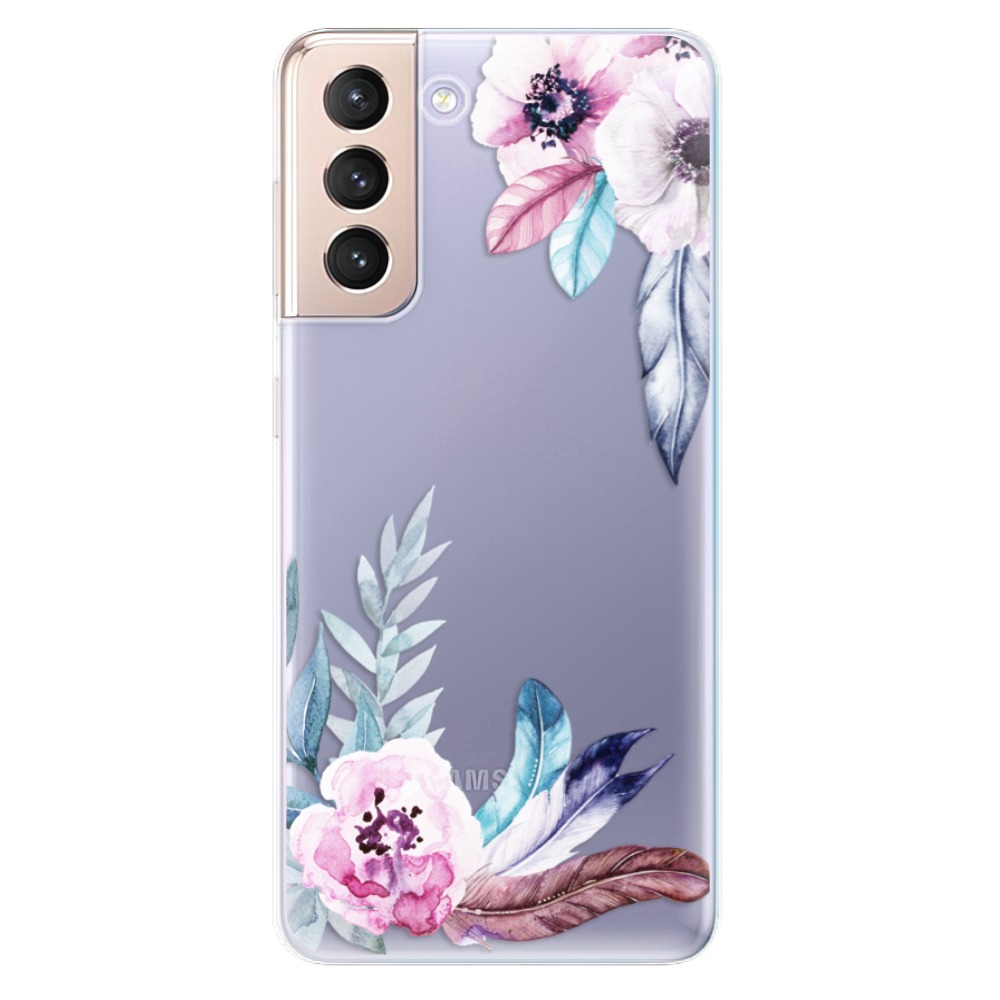 Odolné silikónové puzdro iSaprio - Flower Pattern 04 - Samsung Galaxy S21