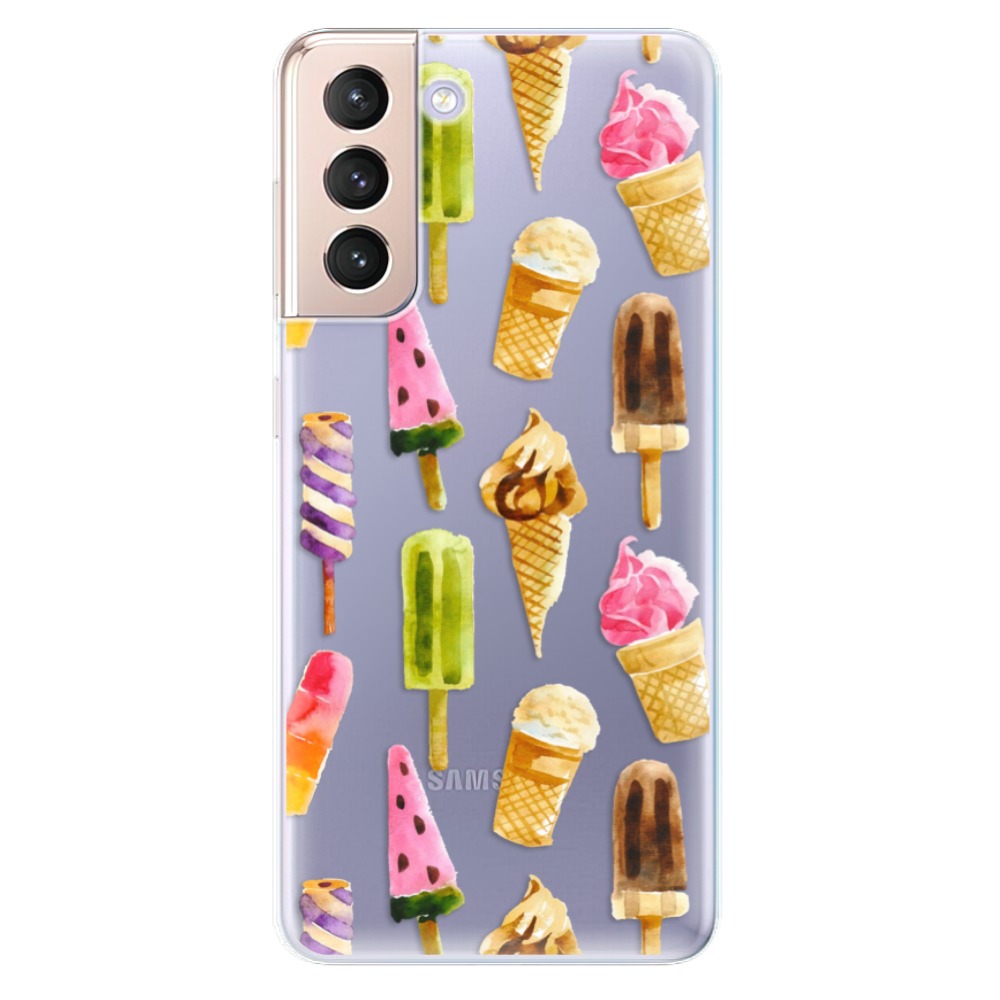 Odolné silikónové puzdro iSaprio - Ice Cream - Samsung Galaxy S21
