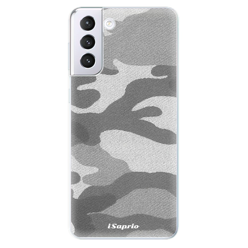 Odolné silikónové puzdro iSaprio - Gray Camuflage 02 - Samsung Galaxy S21+