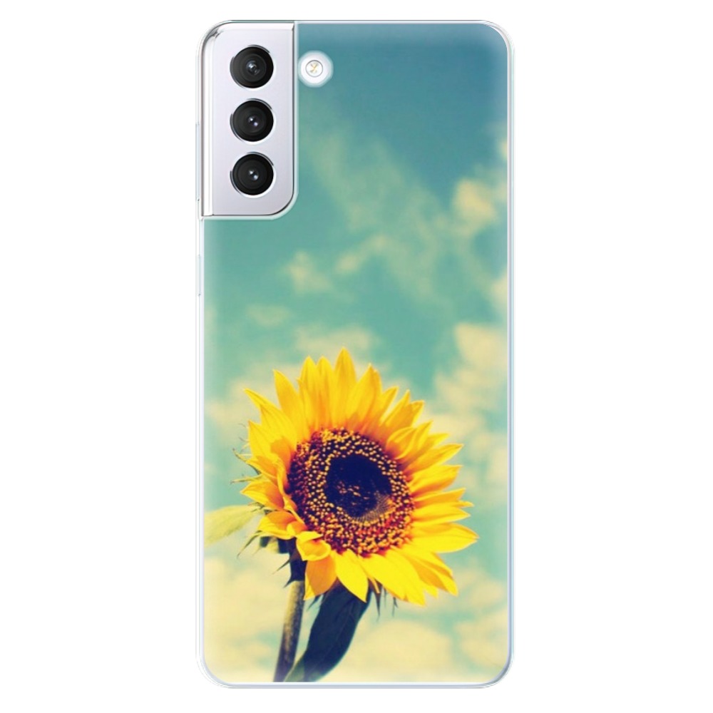 Odolné silikónové puzdro iSaprio - Sunflower 01 - Samsung Galaxy S21+