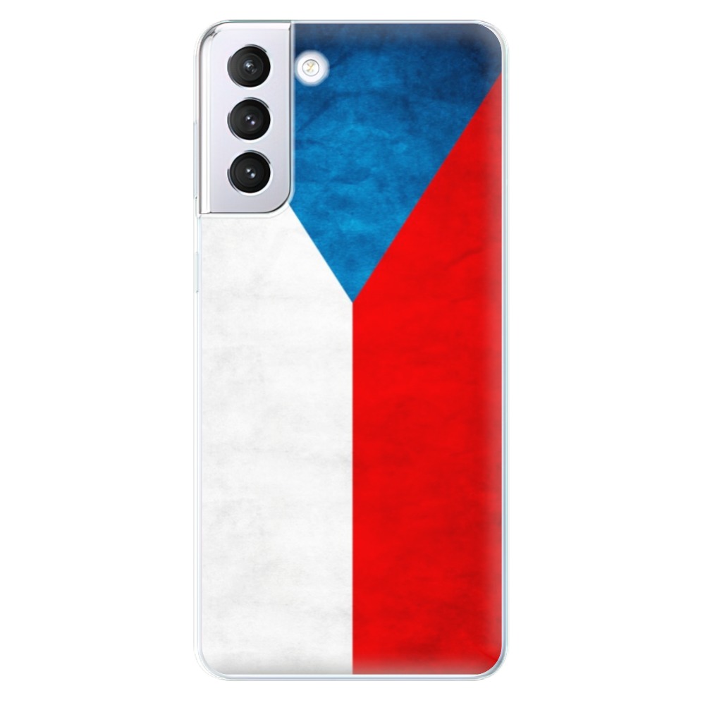 Odolné silikónové puzdro iSaprio - Czech Flag - Samsung Galaxy S21+