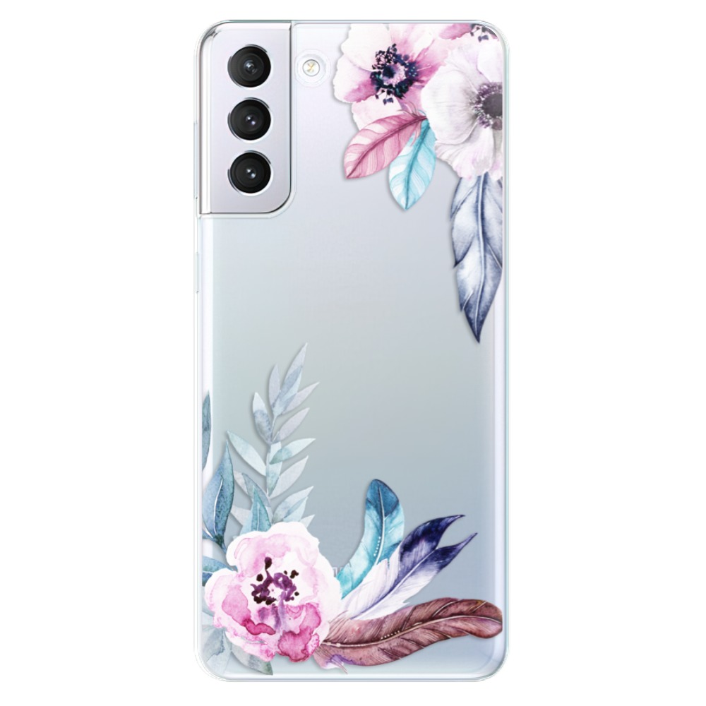 Odolné silikónové puzdro iSaprio - Flower Pattern 04 - Samsung Galaxy S21+