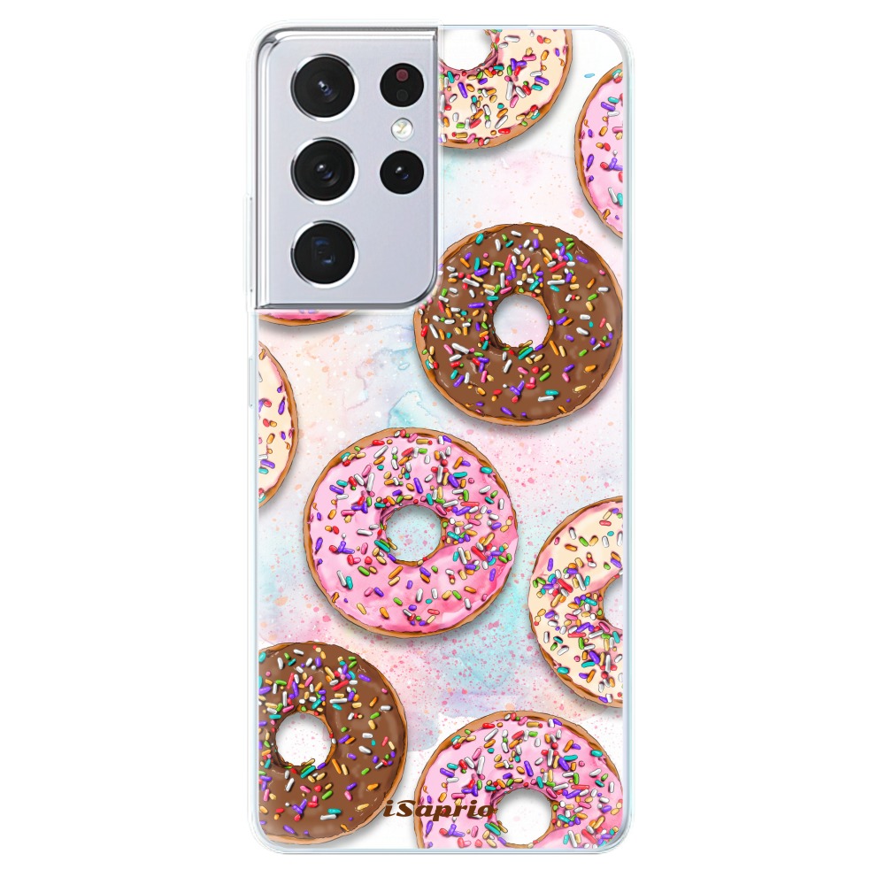 Odolné silikónové puzdro iSaprio - Donuts 11 - Samsung Galaxy S21 Ultra