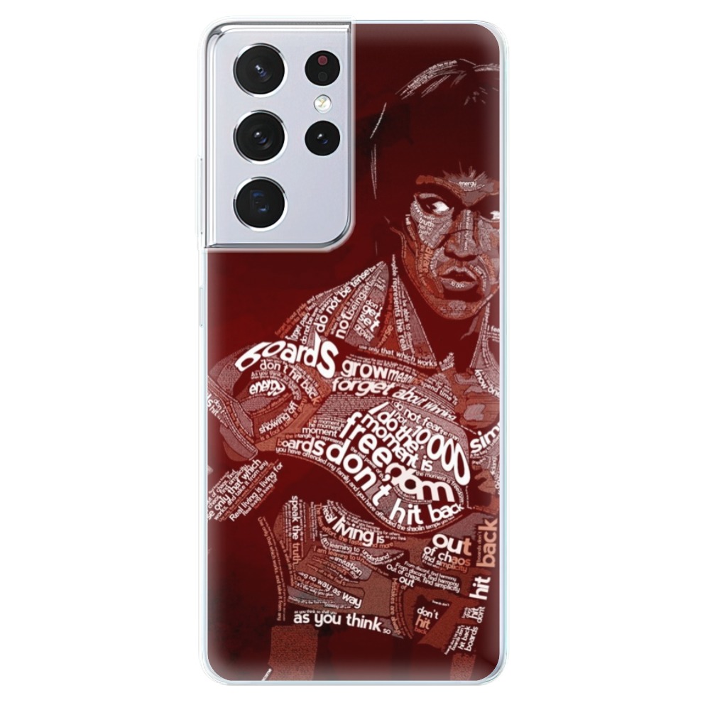 Odolné silikónové puzdro iSaprio - Bruce Lee - Samsung Galaxy S21 Ultra