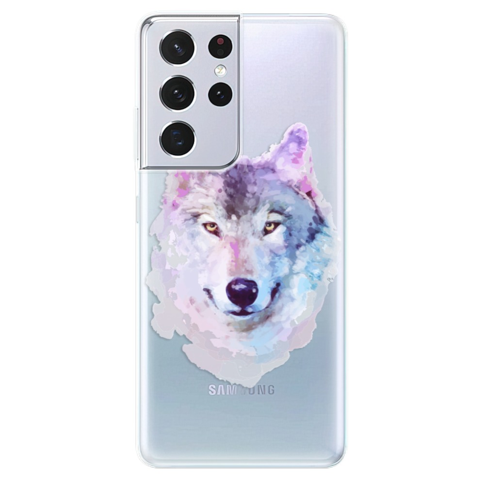 Odolné silikónové puzdro iSaprio - Wolf 01 - Samsung Galaxy S21 Ultra