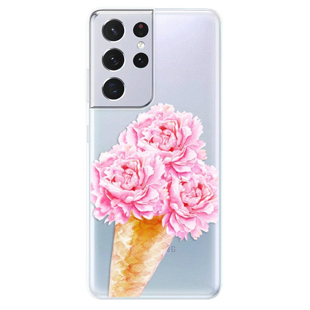 Odolné silikónové puzdro iSaprio - Sweets Ice Cream - Samsung Galaxy S21 Ultra