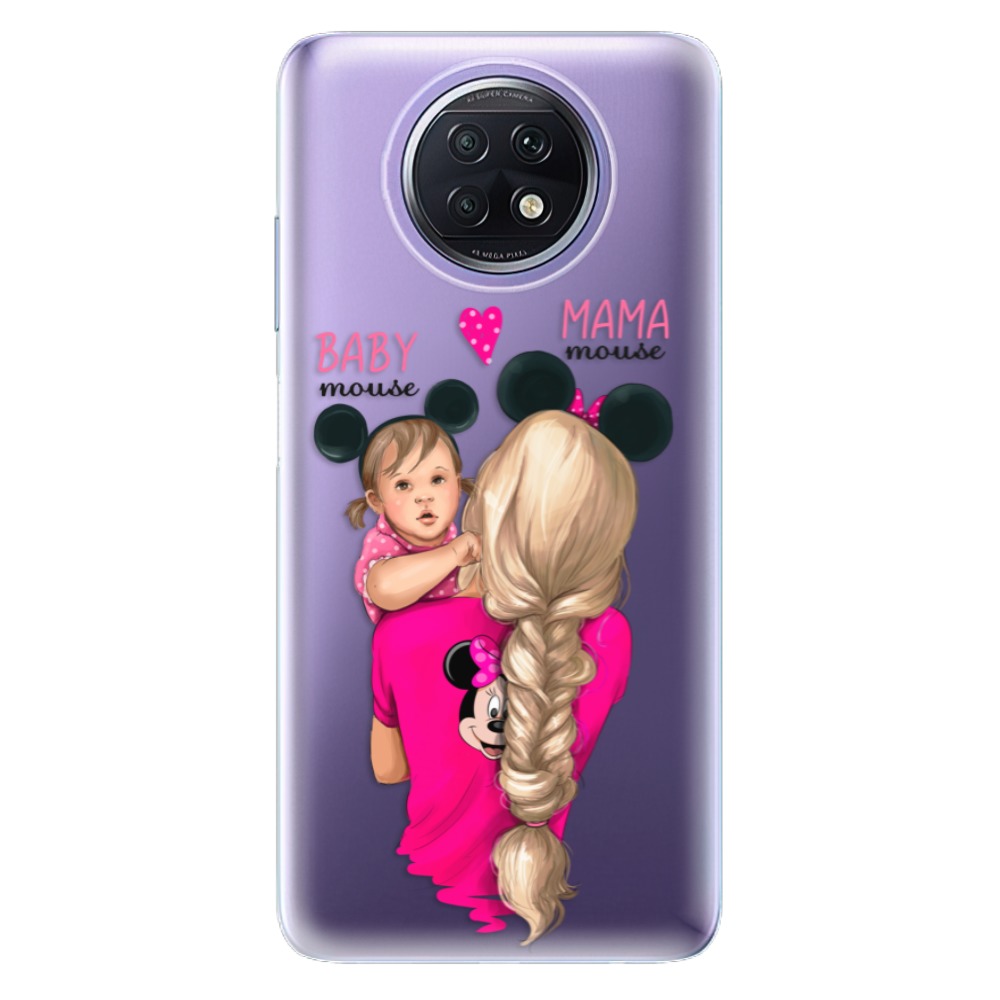 Odolné silikónové puzdro iSaprio - Mama Mouse Blond and Girl - Xiaomi Redmi Note 9T
