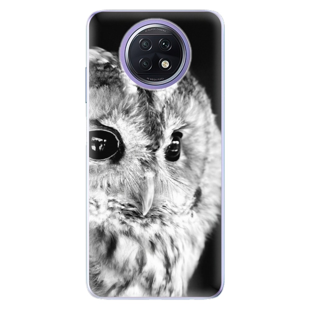 Odolné silikónové puzdro iSaprio - BW Owl - Xiaomi Redmi Note 9T