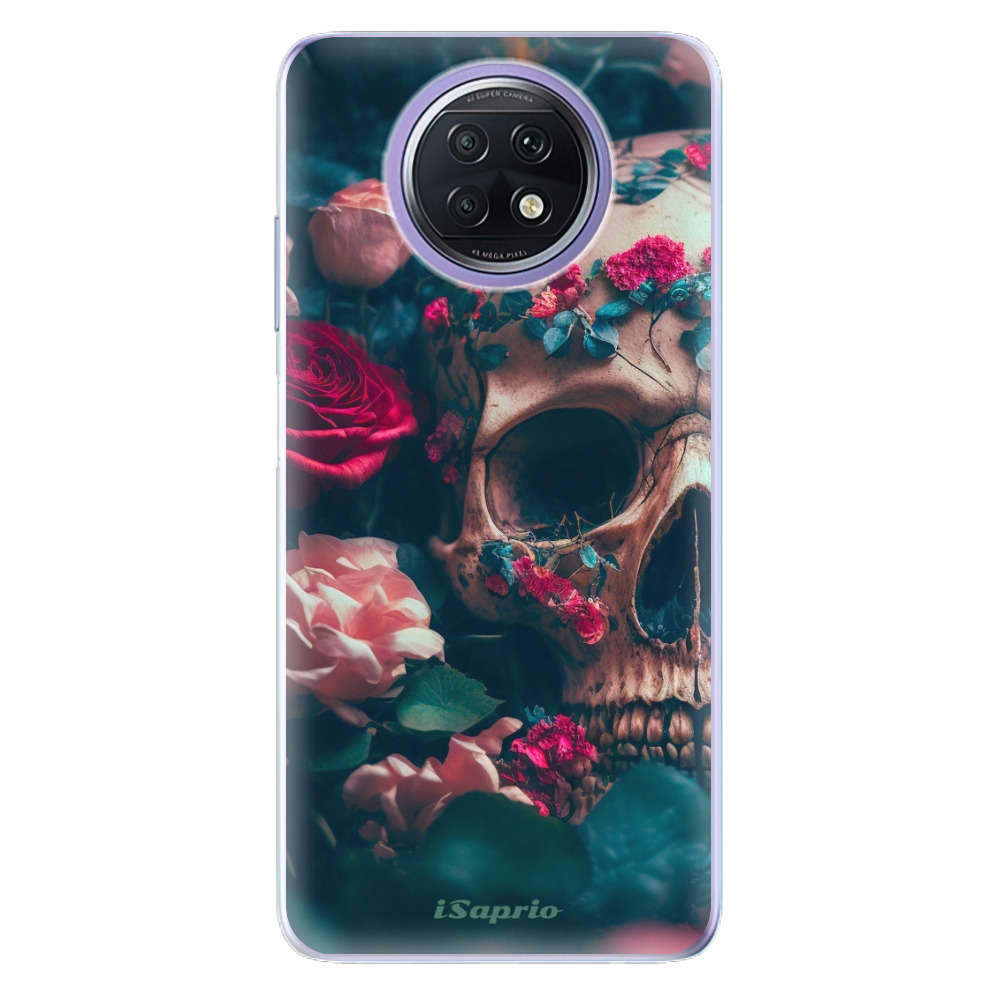 Odolné silikónové puzdro iSaprio - Skull in Roses - Xiaomi Redmi Note 9T