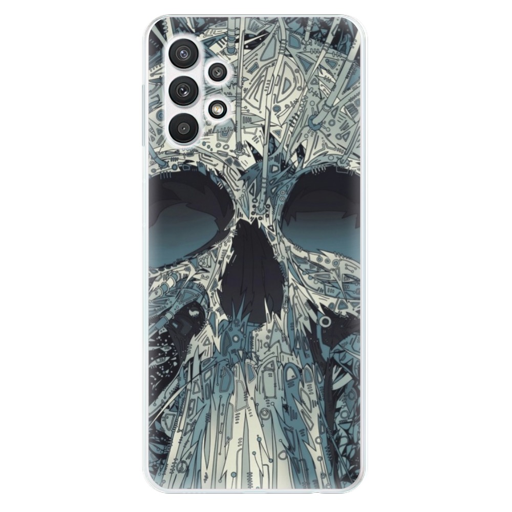 Odolné silikónové puzdro iSaprio - Abstract Skull - Samsung Galaxy A32