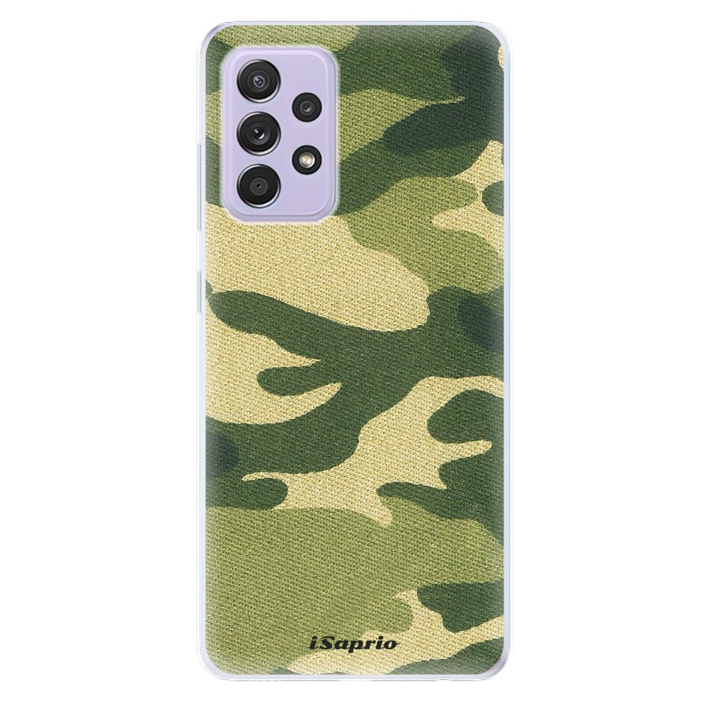 Odolné silikónové puzdro iSaprio - Green Camuflage 01 - Samsung Galaxy A52/A52 5G