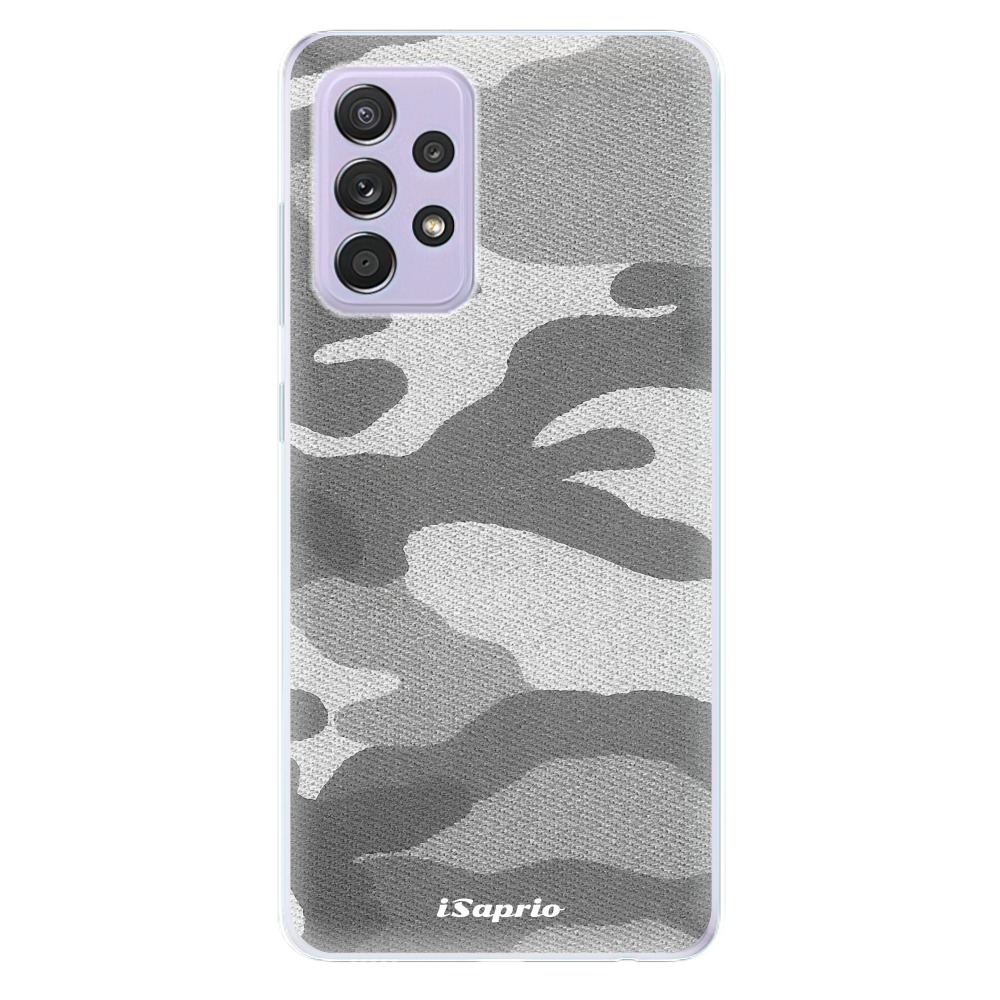 Odolné silikónové puzdro iSaprio - Gray Camuflage 02 - Samsung Galaxy A52/A52 5G