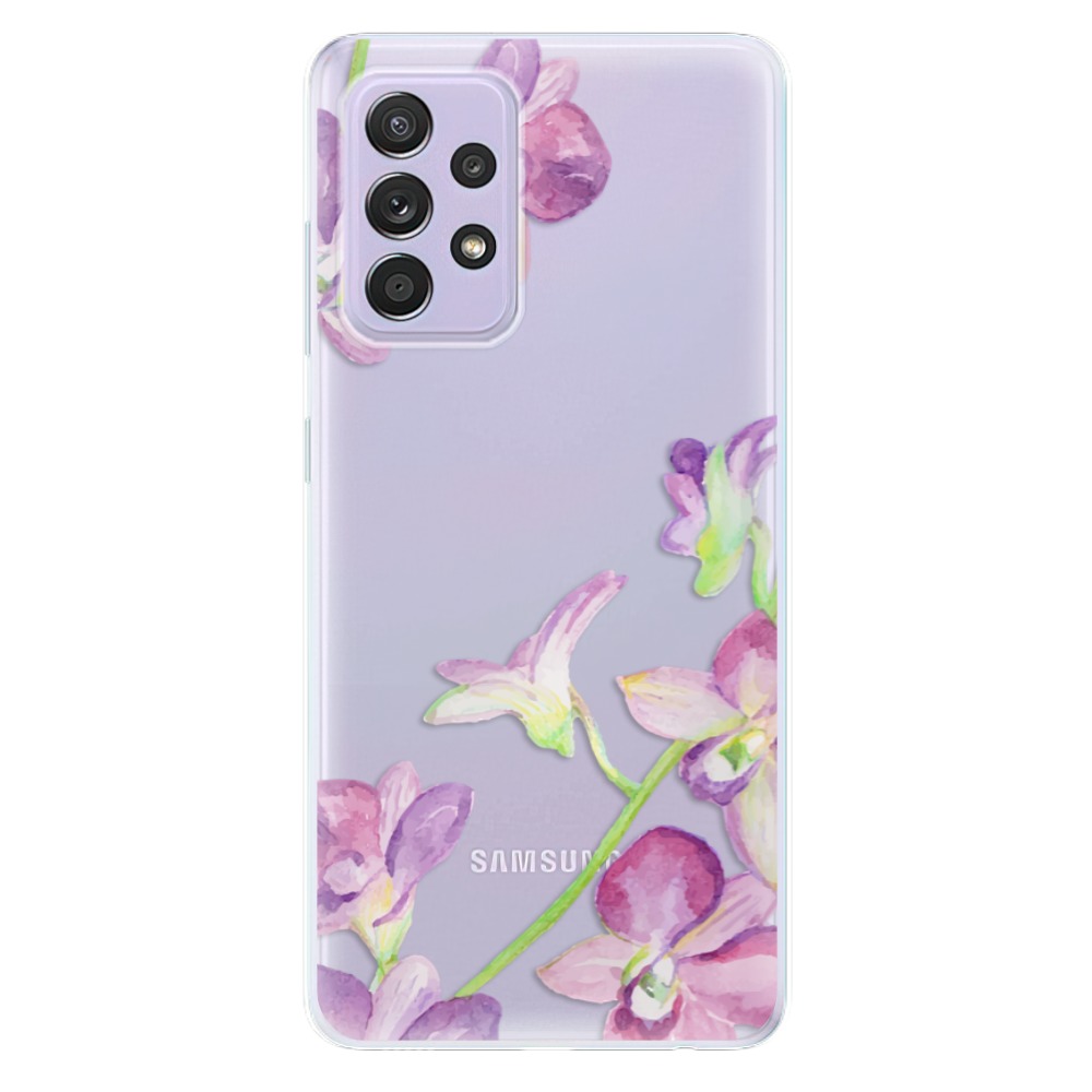 Odolné silikónové puzdro iSaprio - Purple Orchid - Samsung Galaxy A52/A52 5G