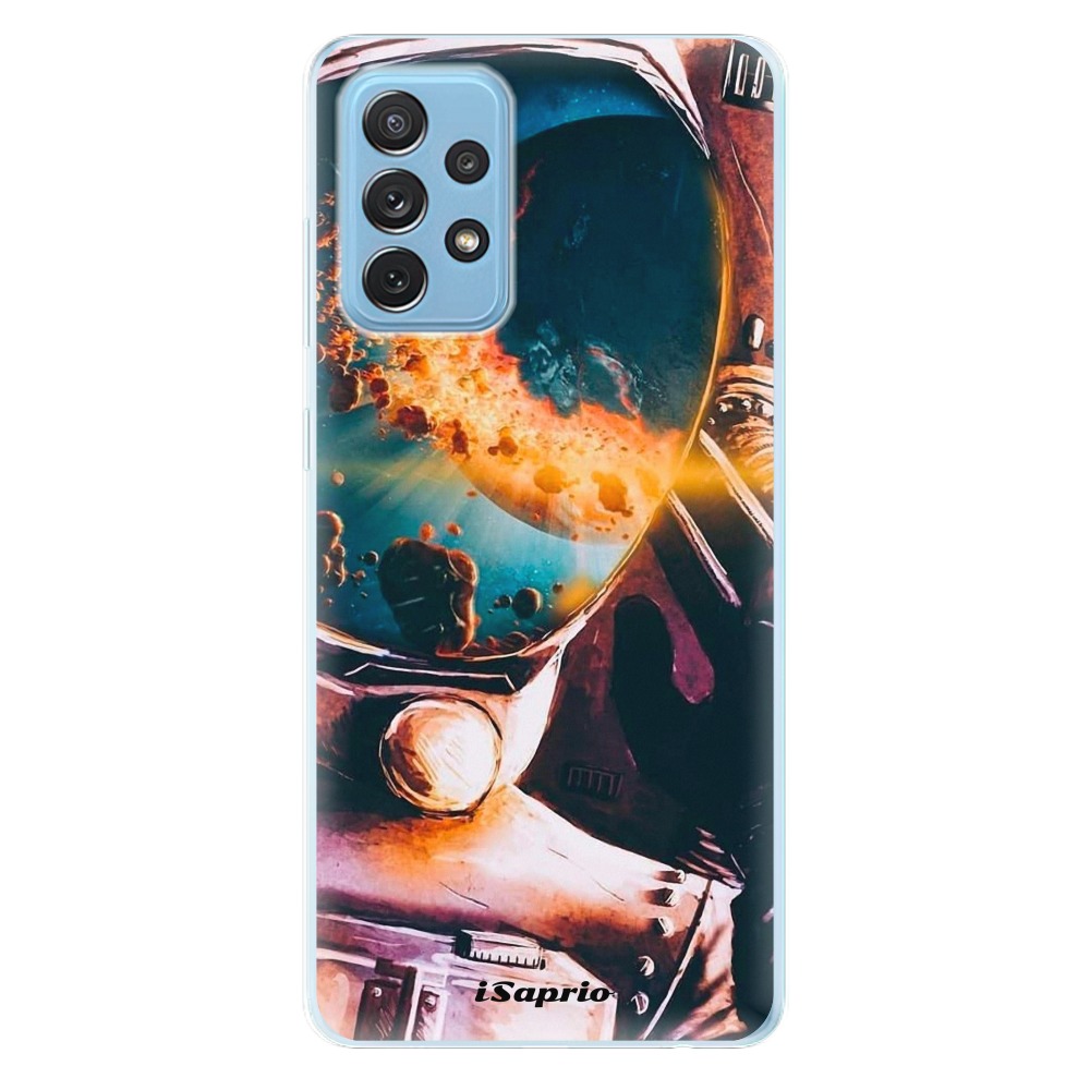 Odolné silikónové puzdro iSaprio - Astronaut 01 - Samsung Galaxy A72